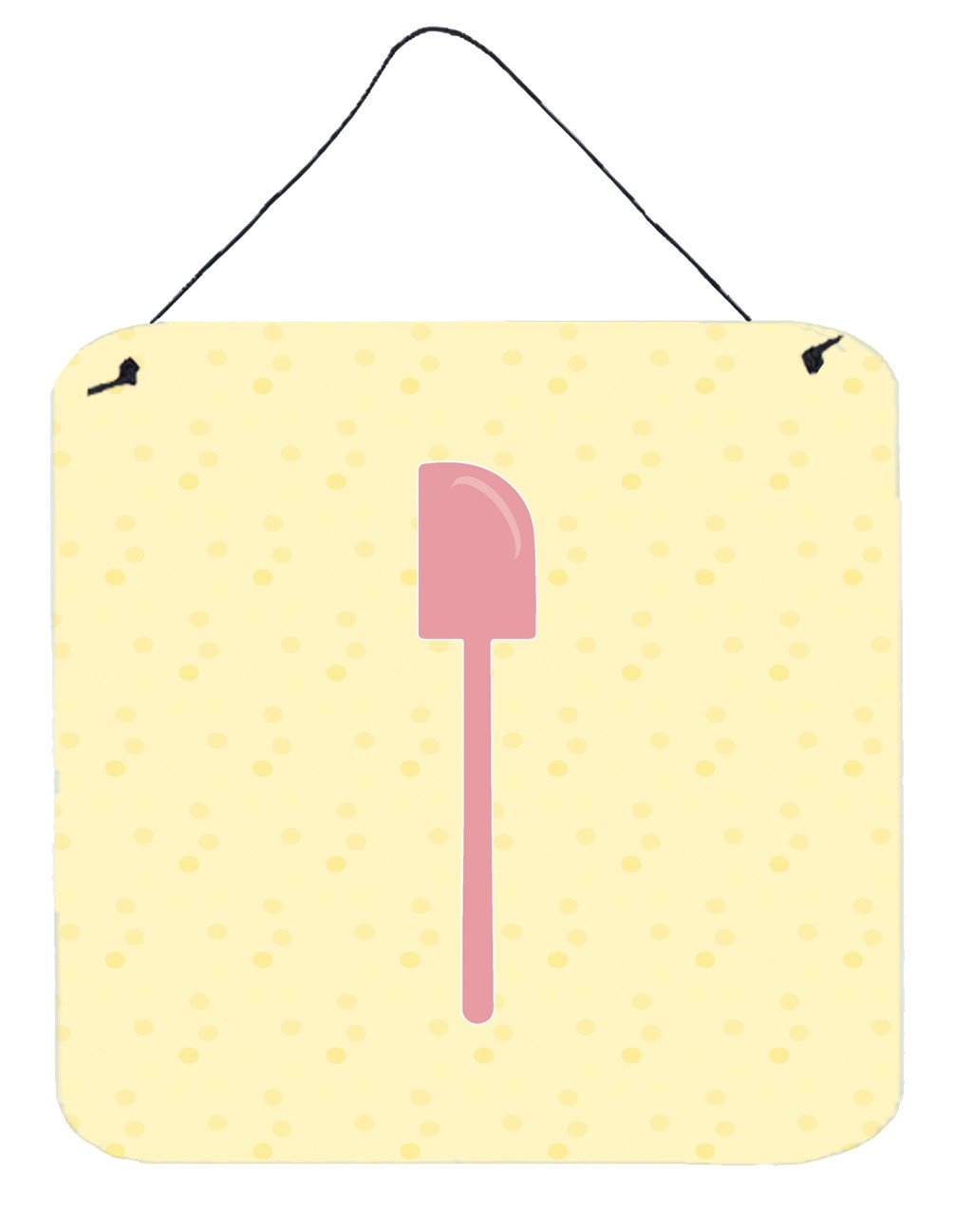 Spatula on Yellow Wall or Door Hanging Prints BB7283DS66 by Caroline's Treasures