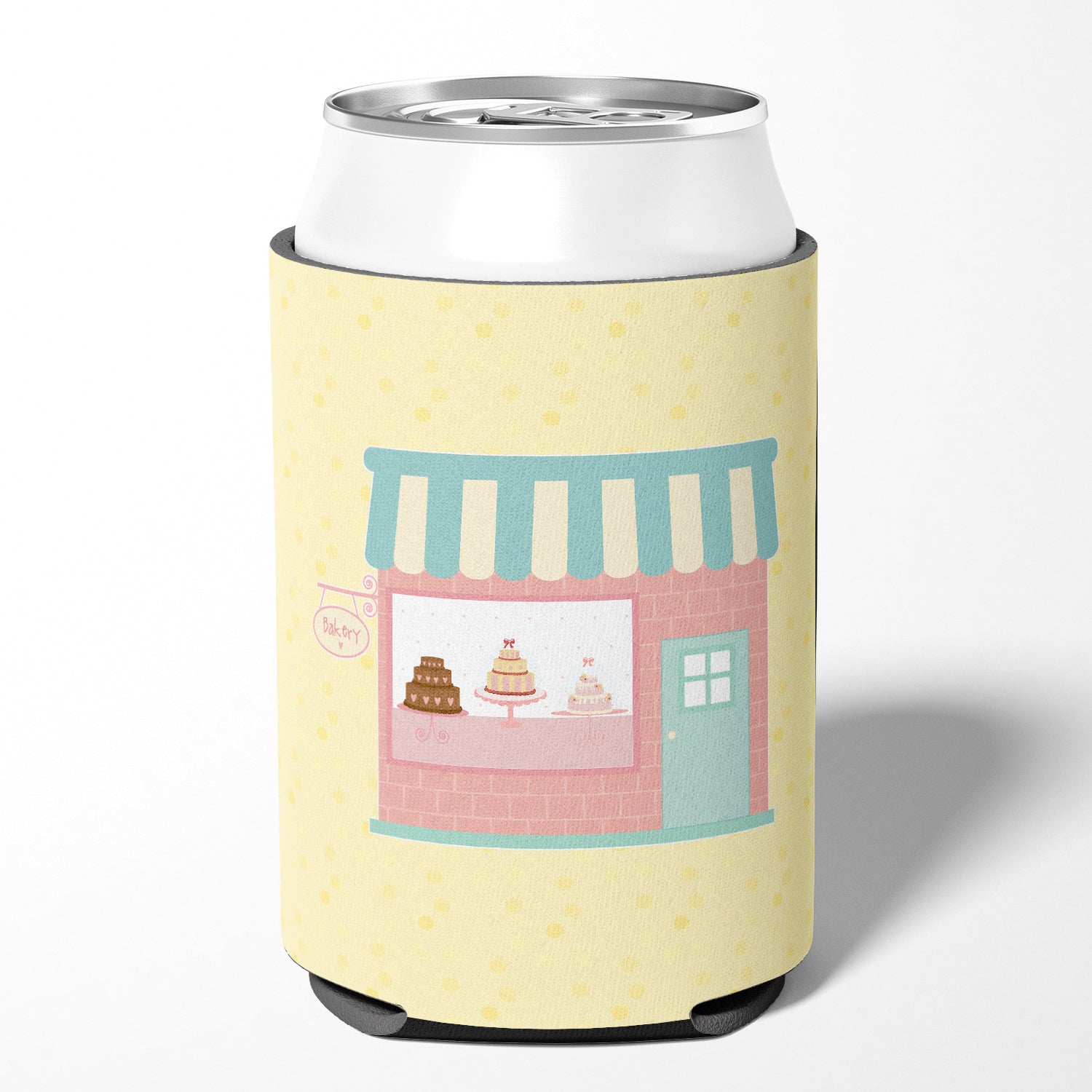Bake Shoppe on Yellow Can or Bottle Hugger BB7284CC  the-store.com.