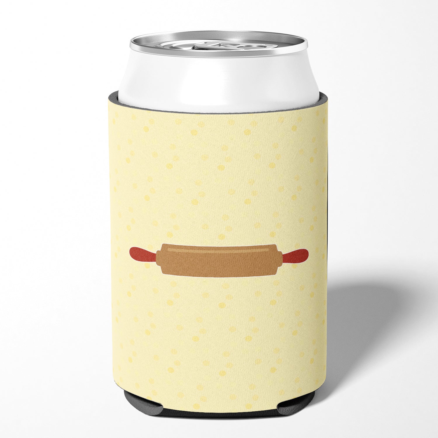Rolling Pin on Yellow Can or Bottle Hugger BB7286CC