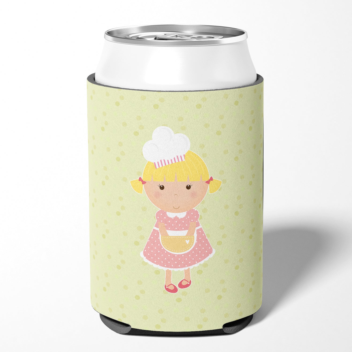 Blonde Baker on Green Can or Bottle Hugger BB7309CC