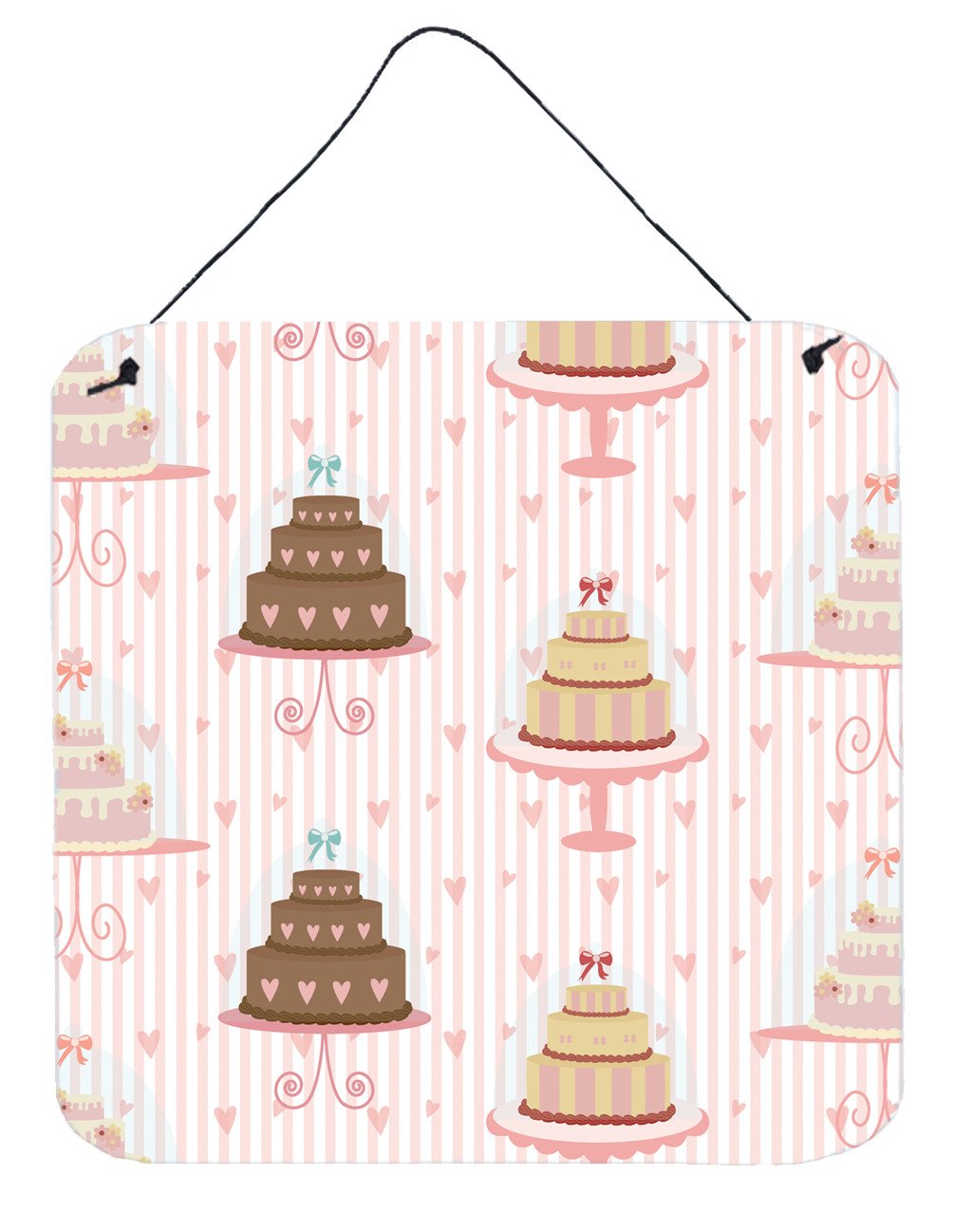Decorated Cakes Wall or Door Hanging Prints BB7311DS66 by Caroline's Treasures