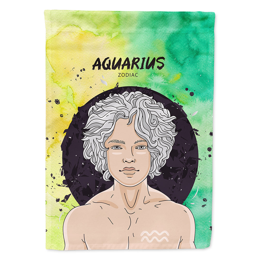 Aquarius Zodiac Sign Flag Canvas House Size BB7315CHF
