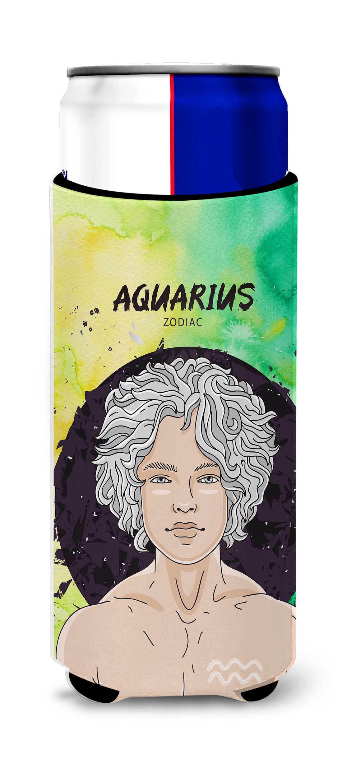 Aquarius Zodiac Sign  Ultra Hugger for slim cans BB7315MUK  the-store.com.