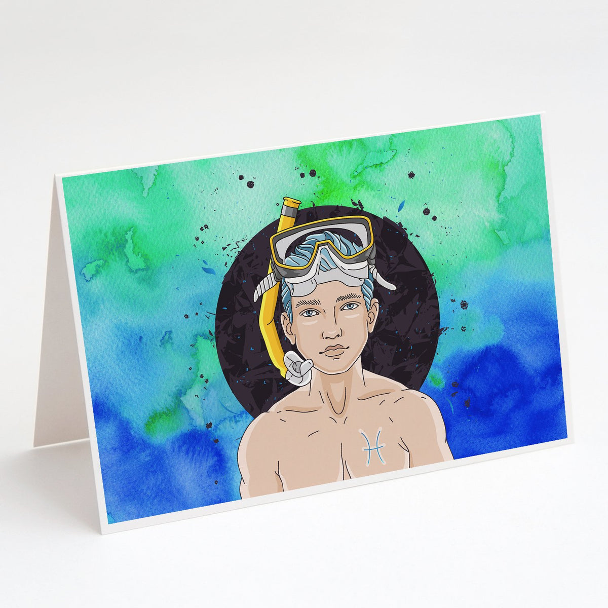 Buy this Pisces Zodiac Sign Greeting Cards and Envelopes Pack of 8