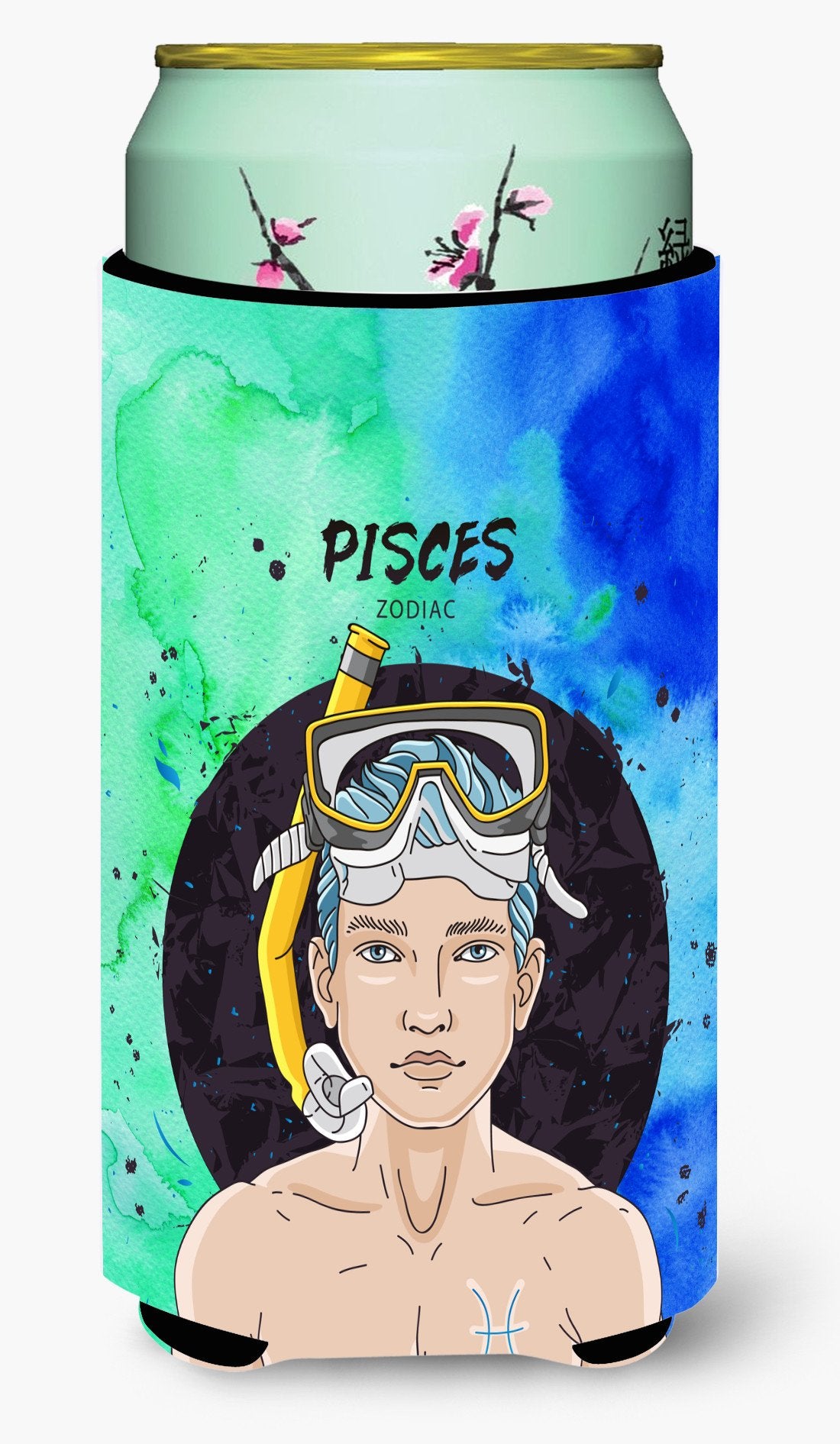 Pisces Zodiac Sign Tall Boy Beverage Insulator Hugger BB7316TBC by Caroline&#39;s Treasures