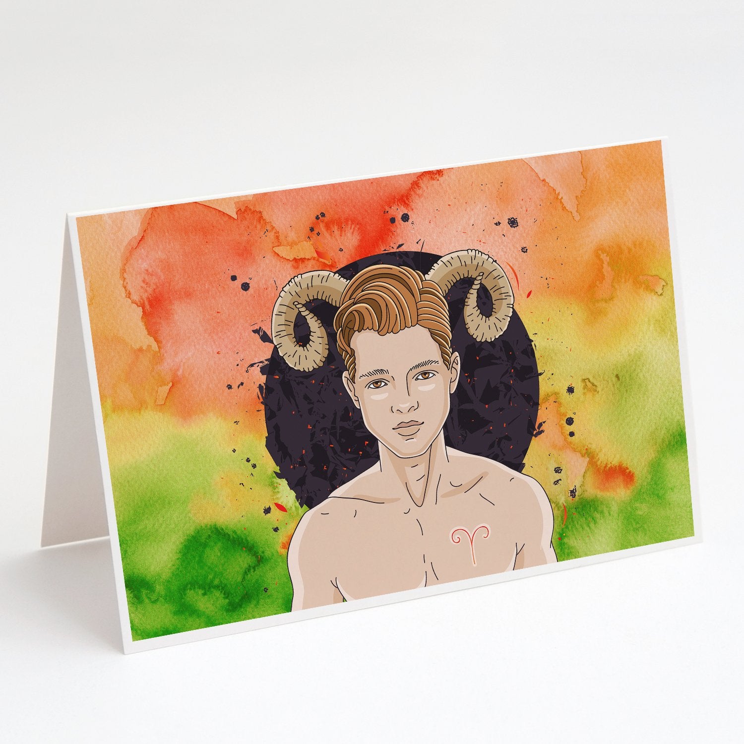Buy this Aries Zodiac Sign Greeting Cards and Envelopes Pack of 8