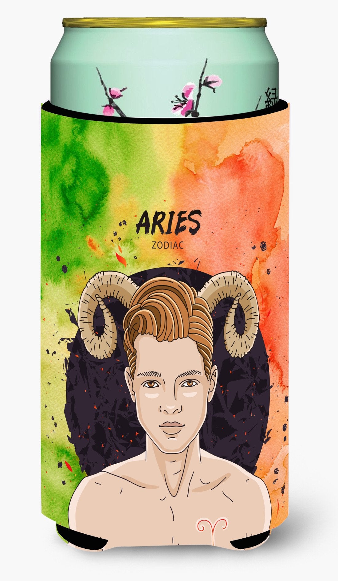Aries Zodiac Sign Tall Boy Beverage Insulator Hugger BB7317TBC by Caroline&#39;s Treasures