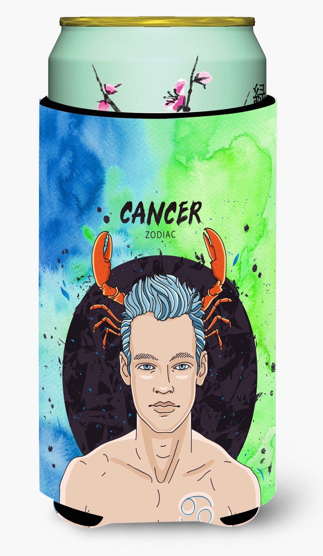 Cancer Zodiac Sign Tall Boy Beverage Insulator Hugger BB7320TBC by Caroline&#39;s Treasures