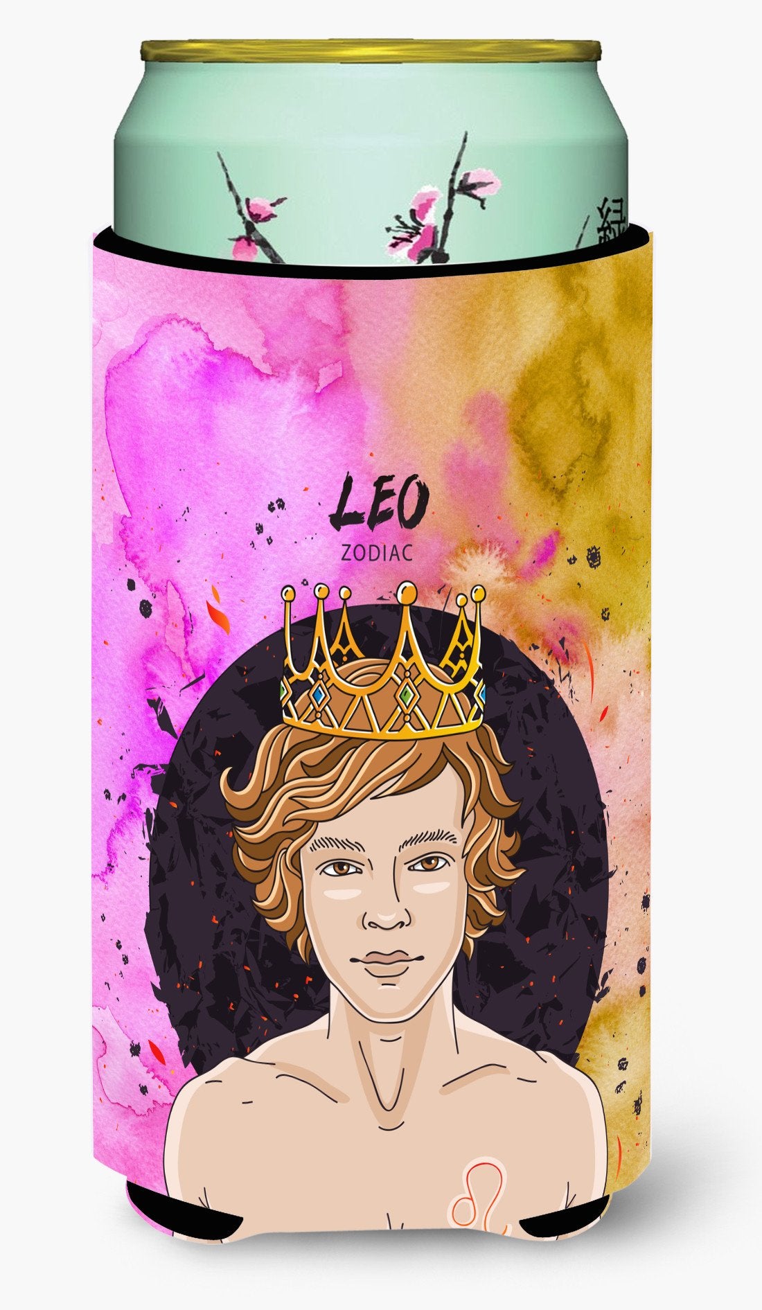 Leo Zodiac Sign Tall Boy Beverage Insulator Hugger BB7321TBC by Caroline&#39;s Treasures