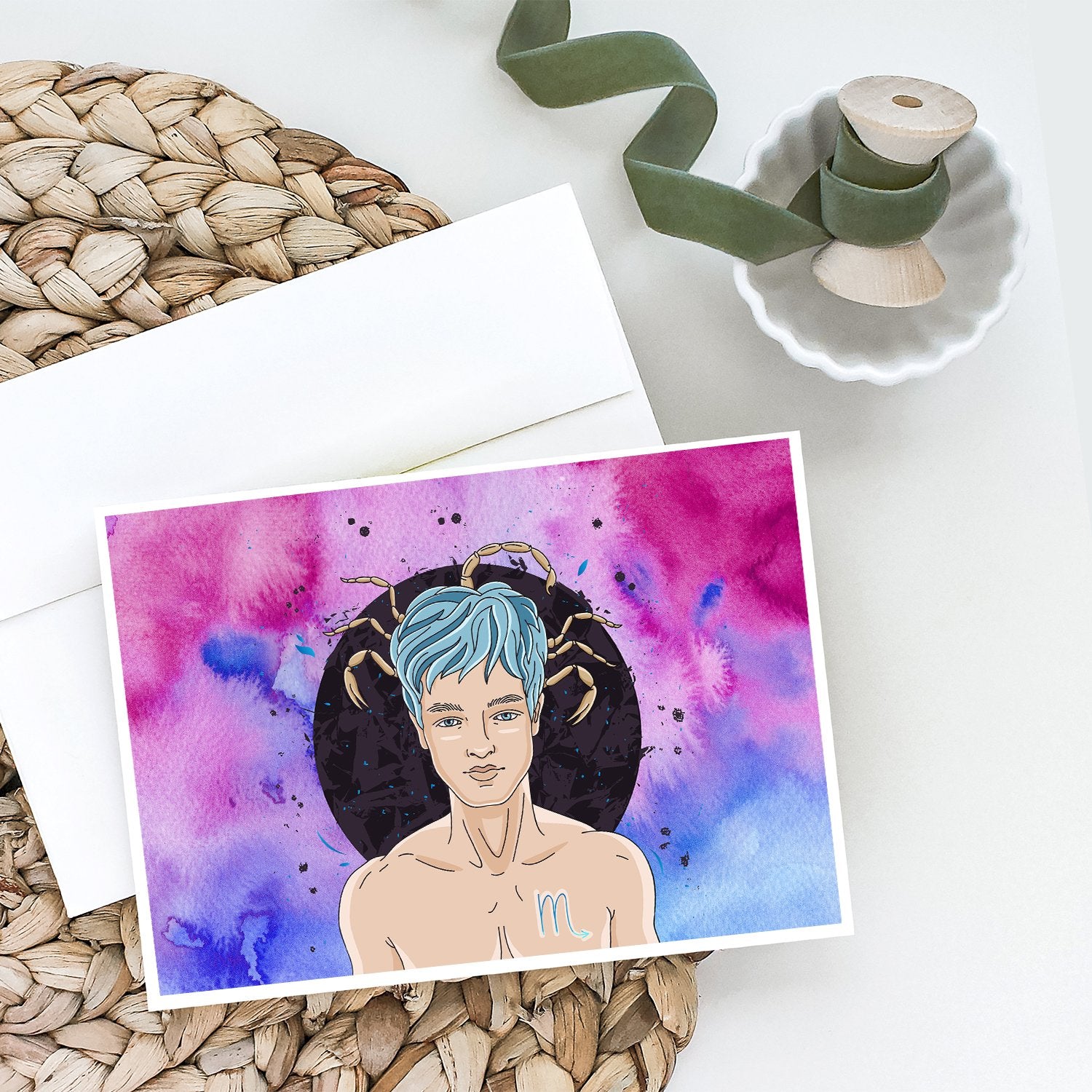 Buy this Scorpio Zodiac Sign Greeting Cards and Envelopes Pack of 8