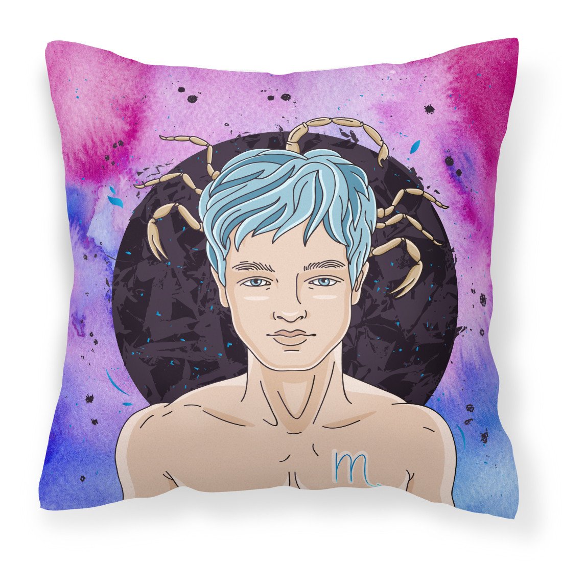 Scorpio Zodiac Sign Fabric Decorative Pillow BB7324PW1818 by Caroline's Treasures