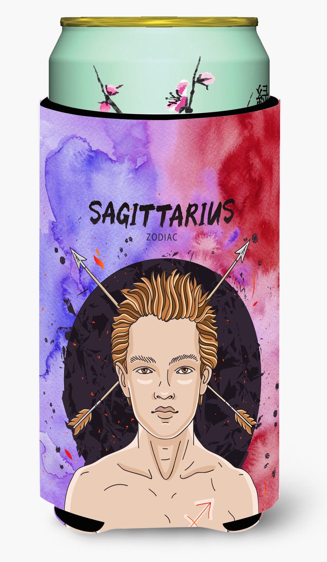 Sagittarius Zodiac Sign Tall Boy Beverage Insulator Hugger BB7325TBC by Caroline&#39;s Treasures