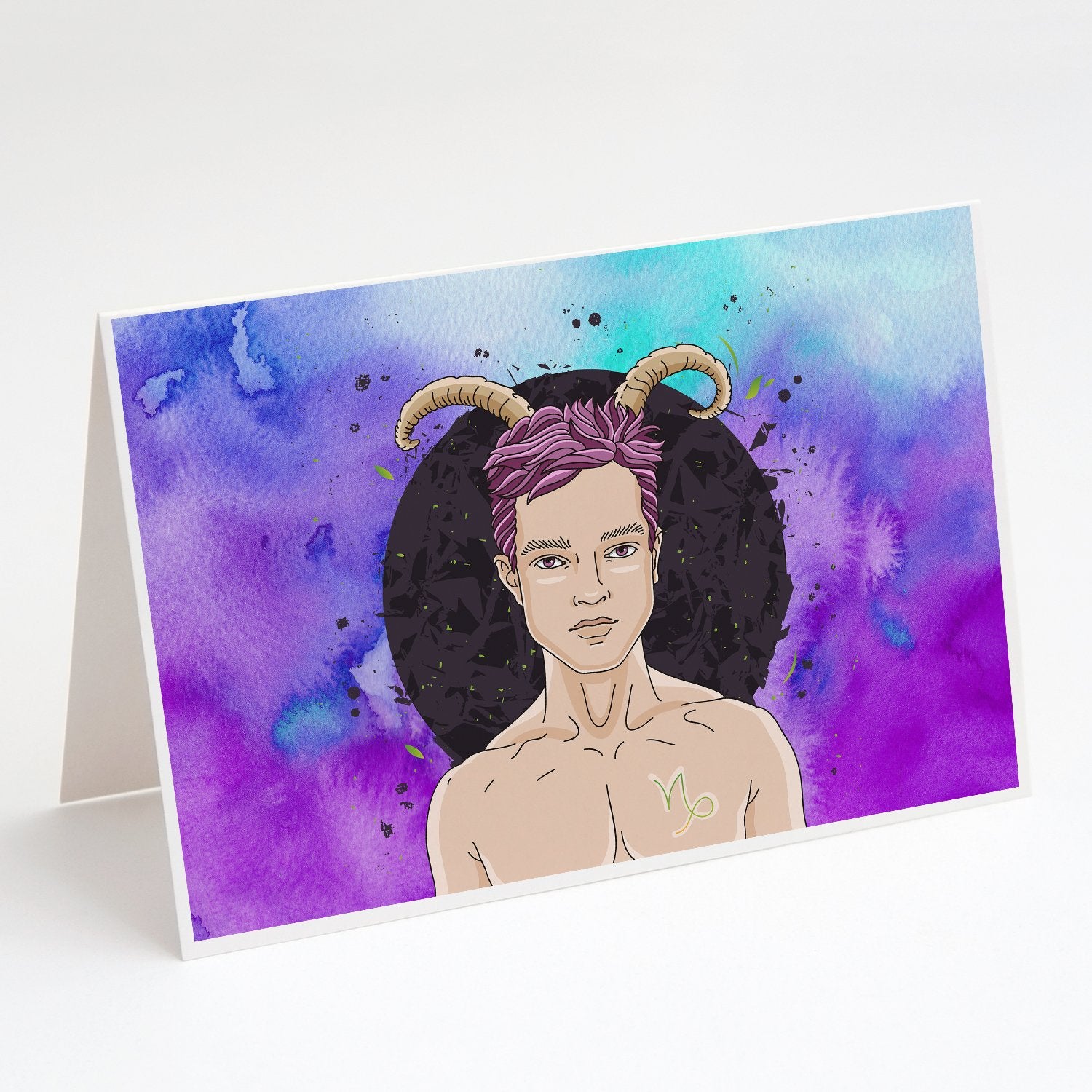 Buy this Capricorn Zodiac Sign Greeting Cards and Envelopes Pack of 8