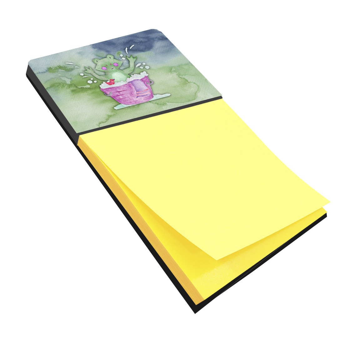 Frog Bathing Watercolor Sticky Note Holder BB7343SN by Caroline&#39;s Treasures