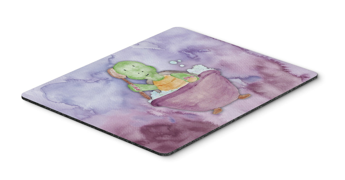 Turtle Bathing Watercolor Mouse Pad, Hot Pad or Trivet BB7344MP by Caroline&#39;s Treasures