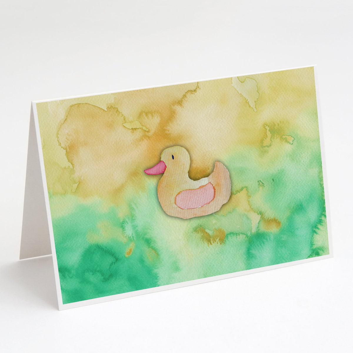Buy this Rubber Duckie Watercolor Greeting Cards and Envelopes Pack of 8