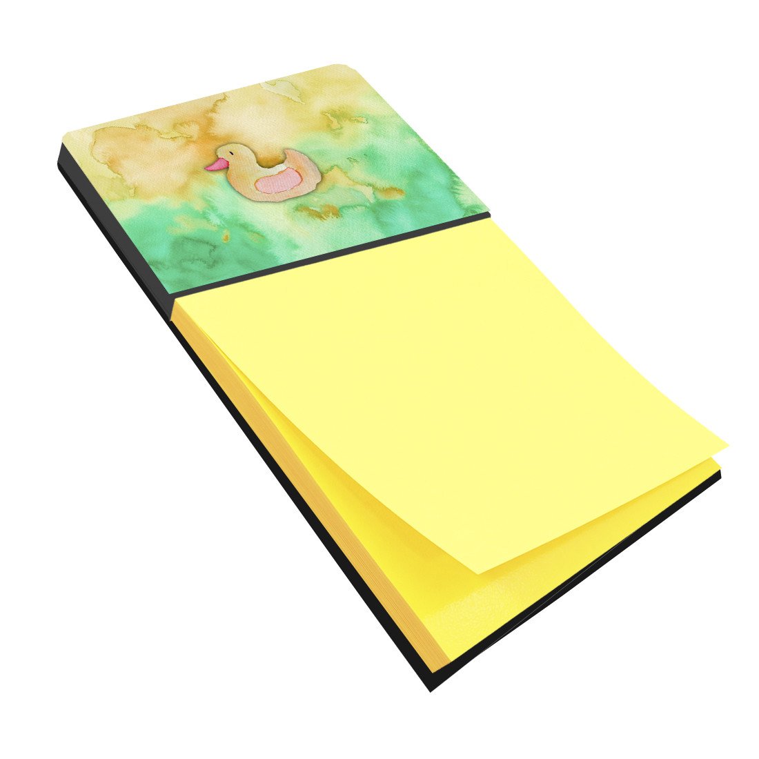 Rubber Duckie Watercolor Sticky Note Holder BB7351SN by Caroline&#39;s Treasures