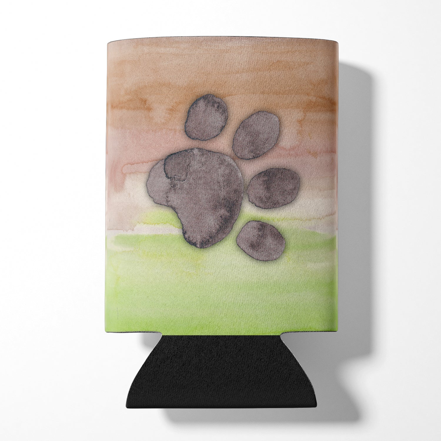 Dog Paw Watercolor Can or Bottle Hugger BB7359CC  the-store.com.