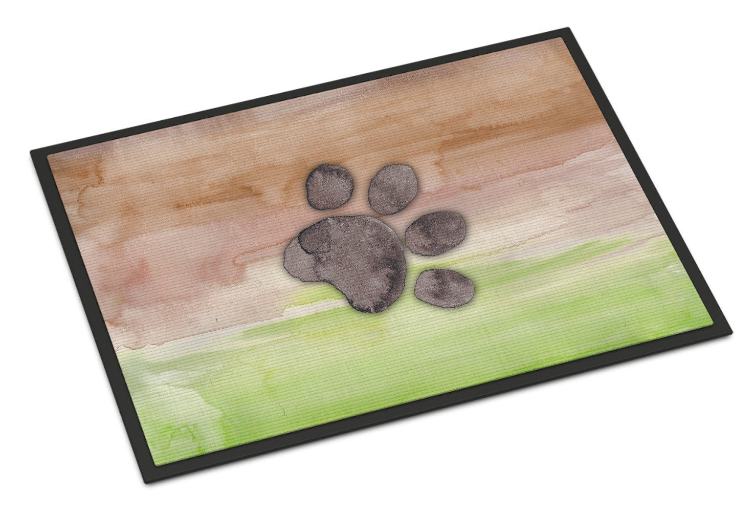 Dog Paw Watercolor Indoor or Outdoor Mat 24x36 BB7359JMAT by Caroline's Treasures