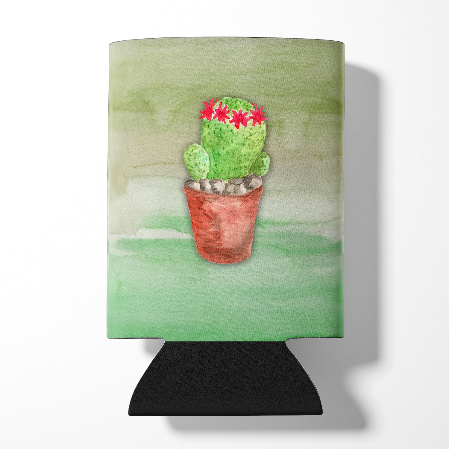 Cactus Green Watercolor Can or Bottle Hugger BB7364CC