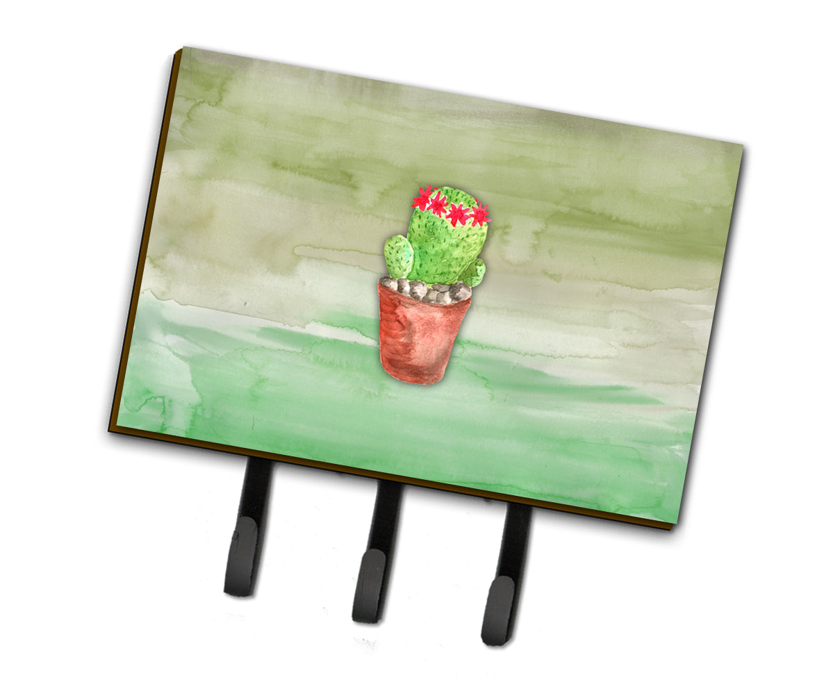 Cactus Green Watercolor Leash or Key Holder BB7364TH68