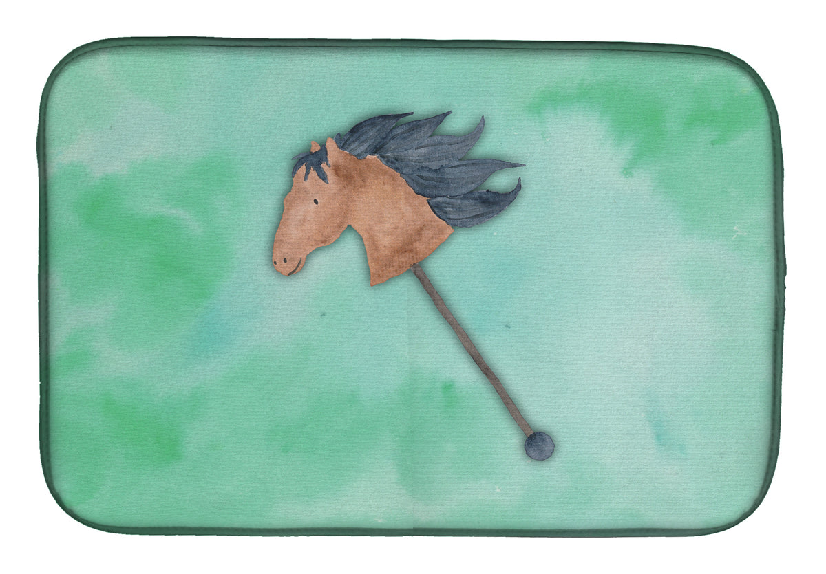 Stick Horse Watercolor Dish Drying Mat BB7366DDM  the-store.com.