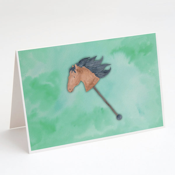 Buy this Stick Horse Watercolor Greeting Cards and Envelopes Pack of 8