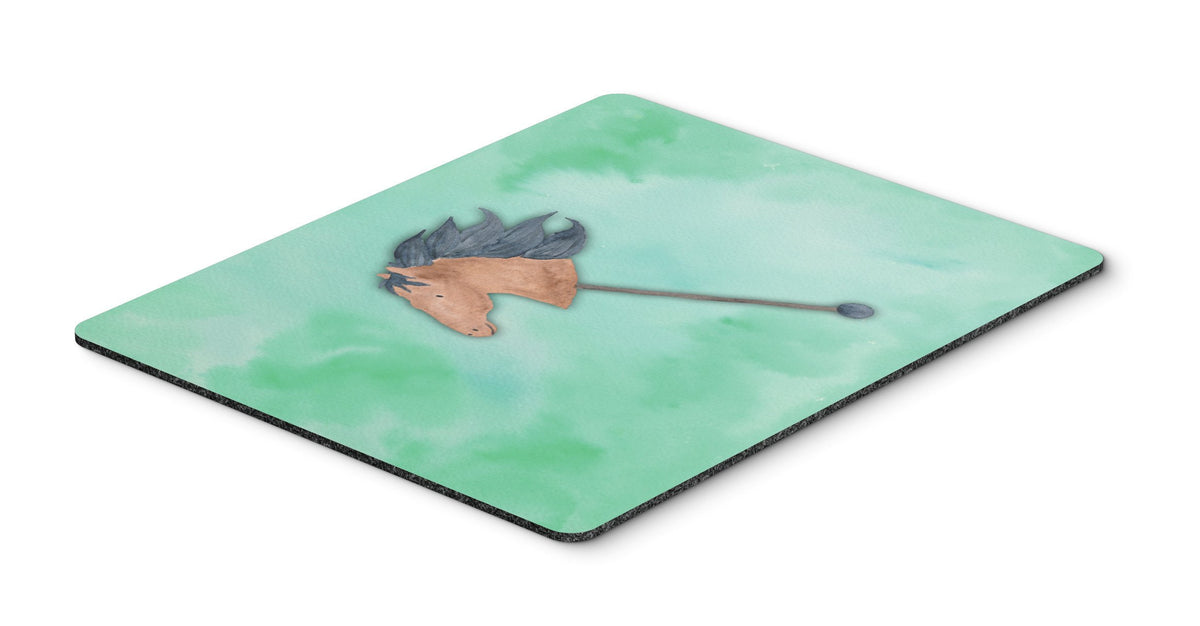 Stick Horse Watercolor Mouse Pad, Hot Pad or Trivet BB7366MP by Caroline&#39;s Treasures