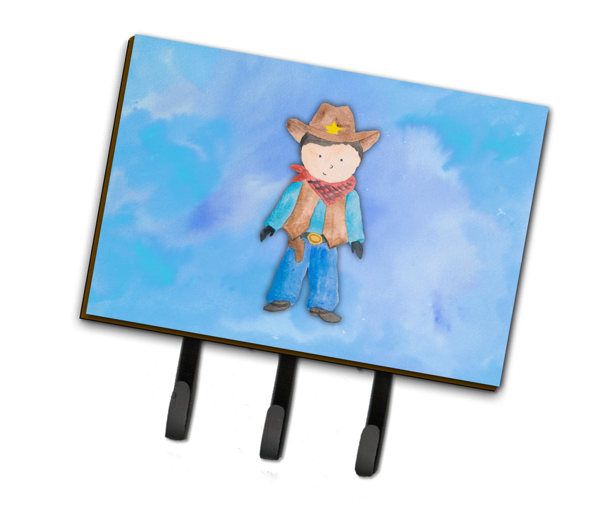 Cowboy Watercolor Leash or Key Holder BB7368TH68