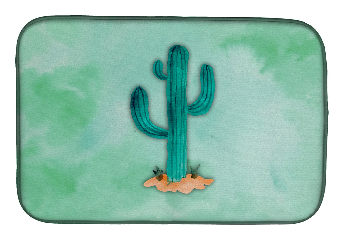 Western Cactus Watercolor Dish Drying Mat BB7369DDM