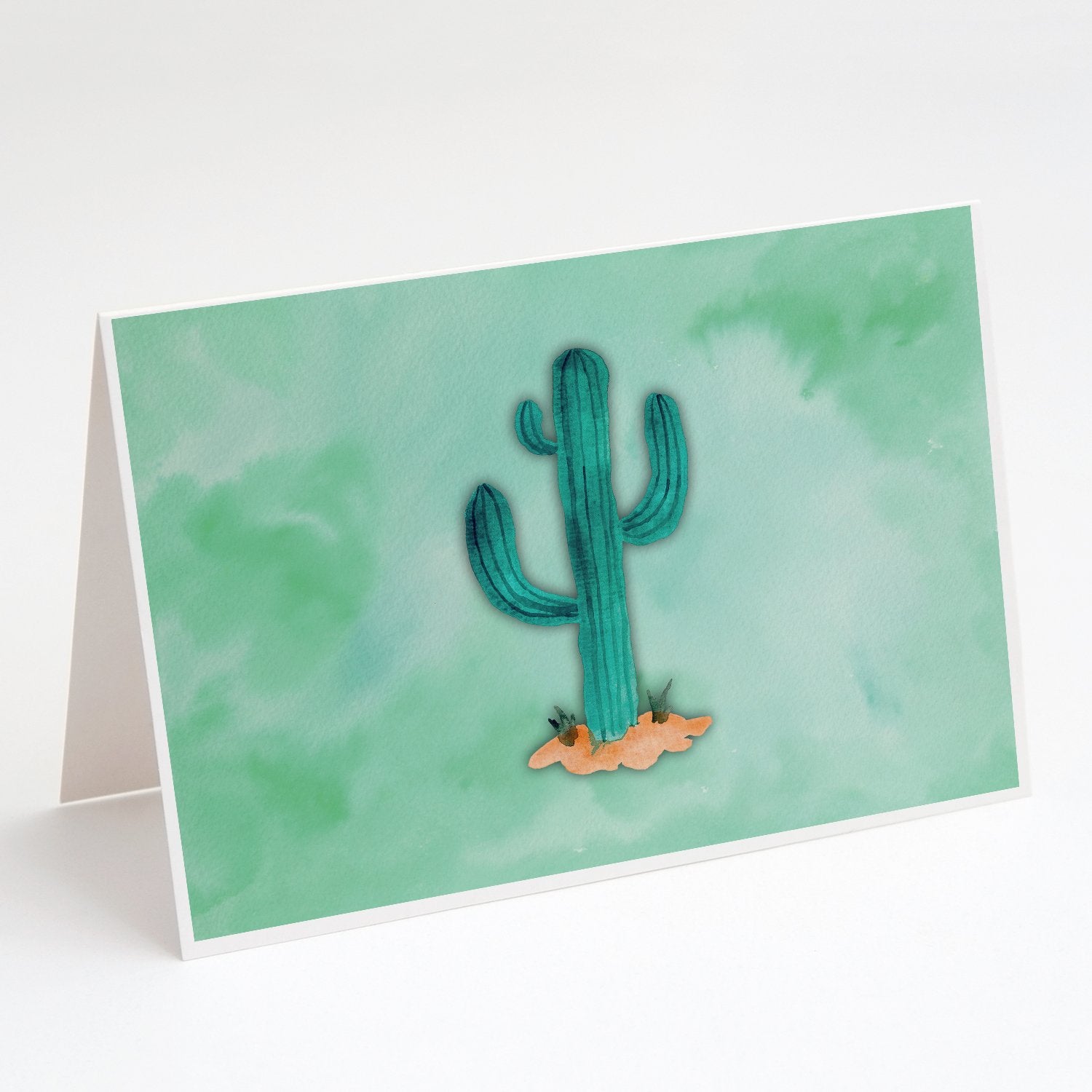 Buy this Western Cactus Watercolor Greeting Cards and Envelopes Pack of 8