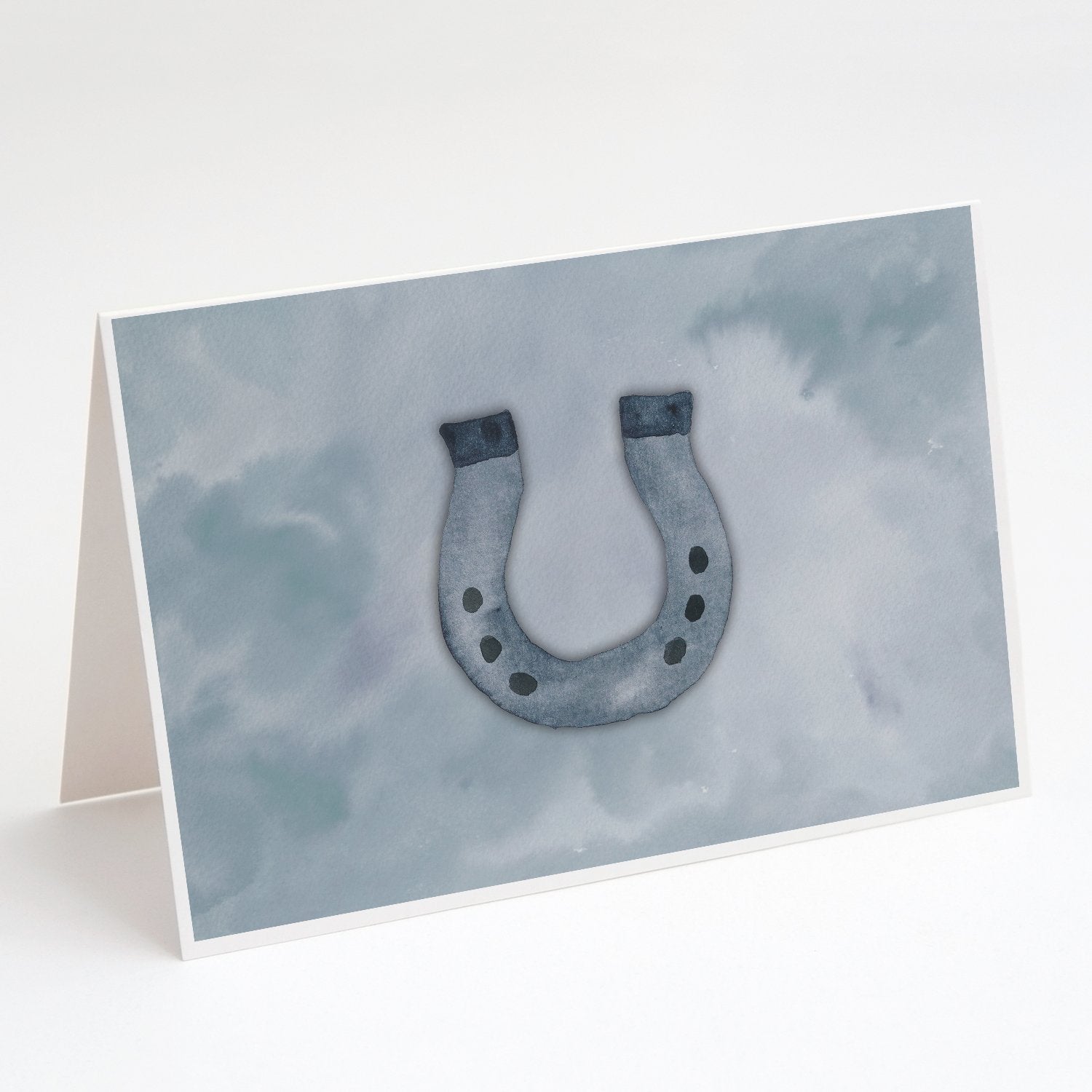 Buy this Horseshoe Watercolor Greeting Cards and Envelopes Pack of 8