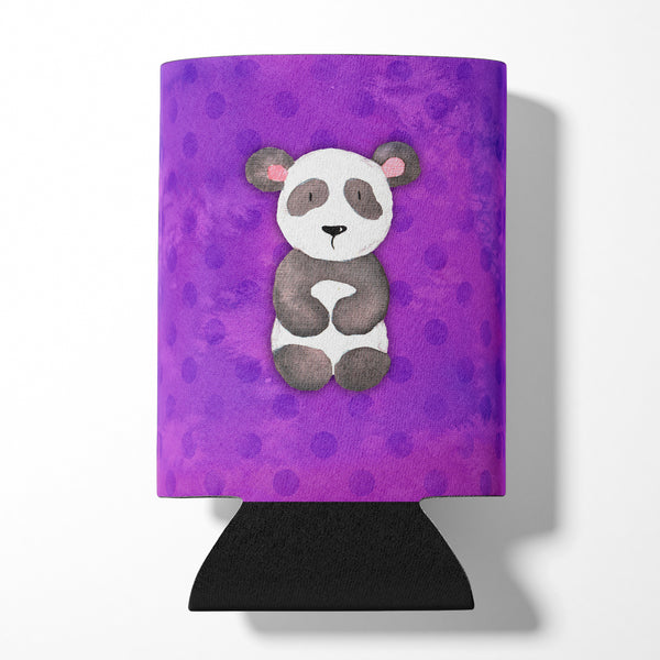Polkadot Panda Bear Watercolor Can or Bottle Hugger BB7375CC