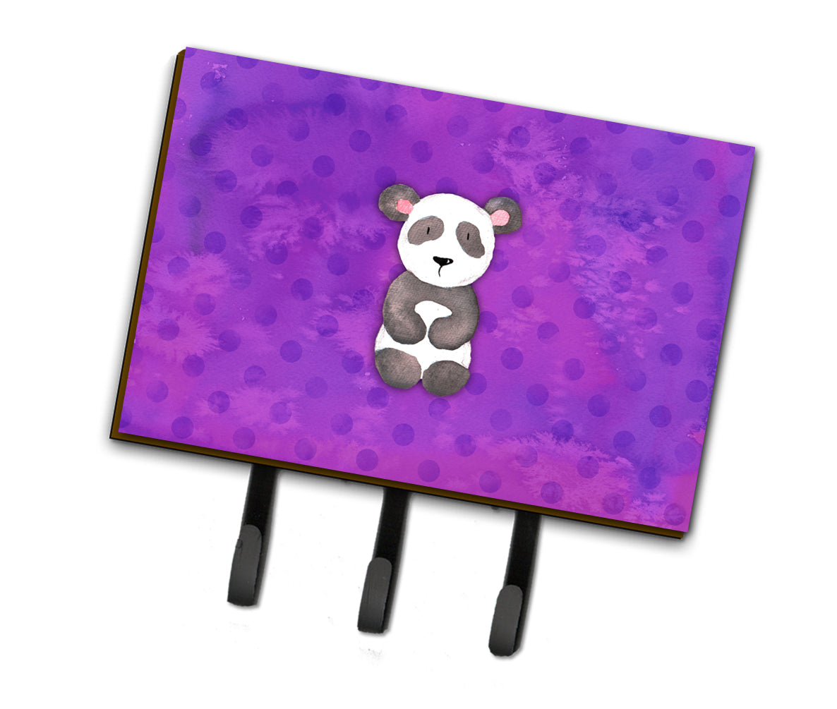 Polkadot Panda Bear Watercolor Leash or Key Holder BB7375TH68  the-store.com.