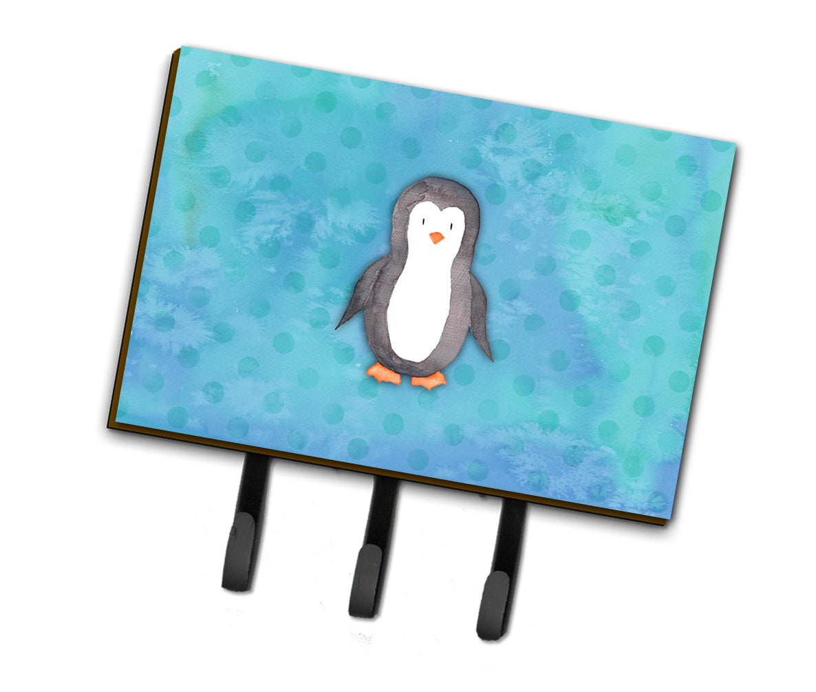 Polkadot Penguin Watercolor Leash or Key Holder BB7376TH68