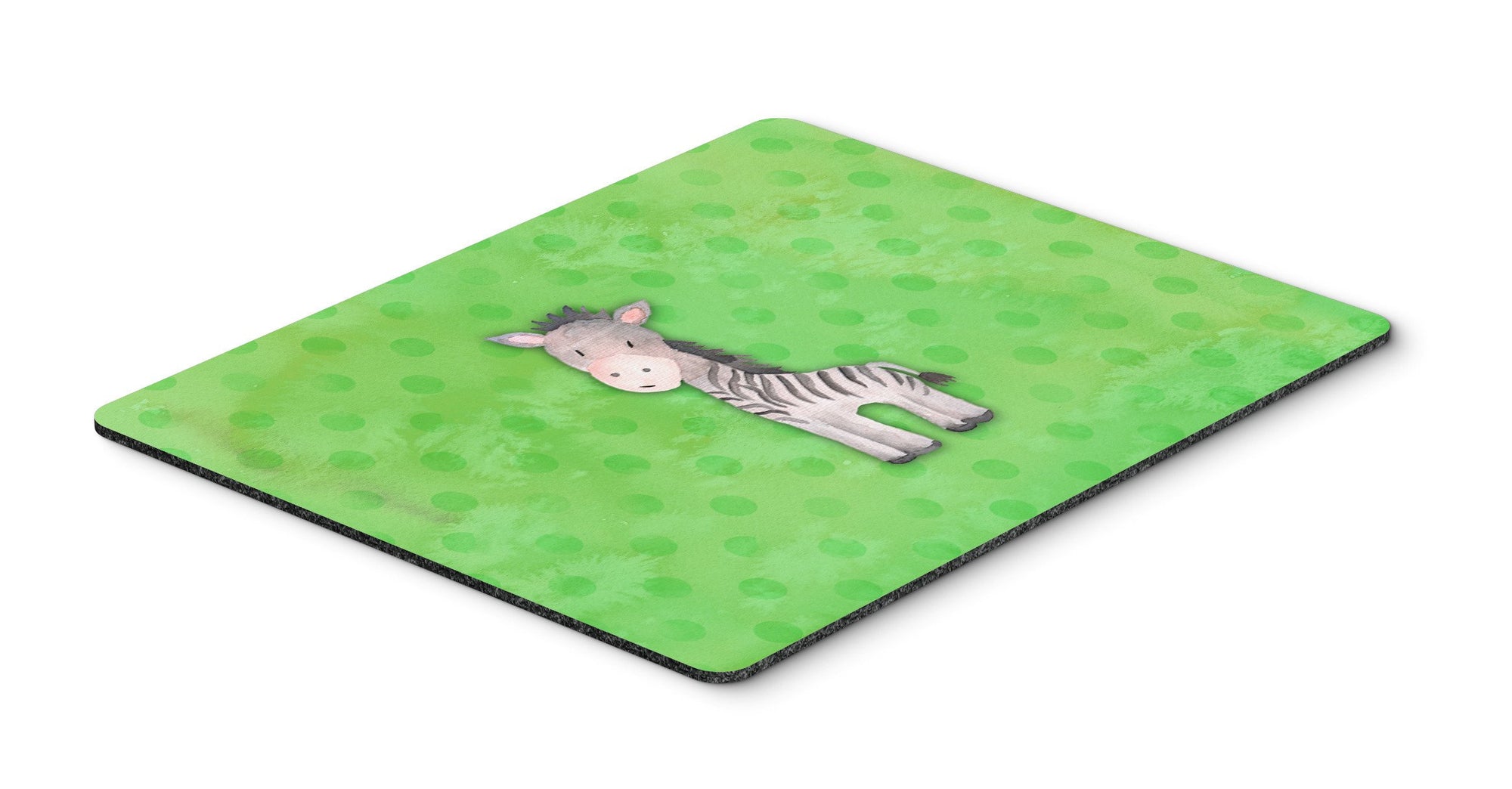 Polkadot Zebra Watercolor Mouse Pad, Hot Pad or Trivet BB7377MP by Caroline's Treasures