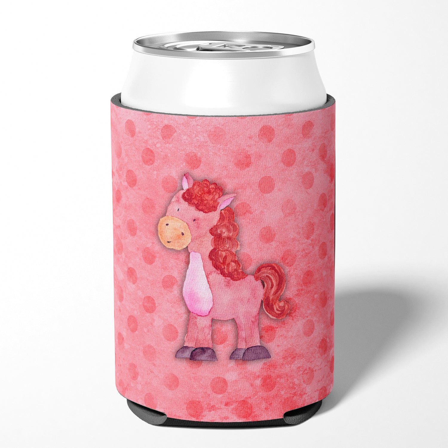 Polkadot Horse Watercolor Can or Bottle Hugger BB7379CC  the-store.com.
