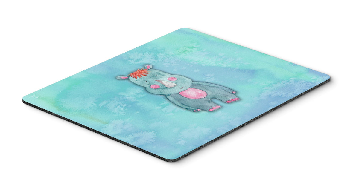 Rhinoceros Watercolor Mouse Pad, Hot Pad or Trivet BB7381MP by Caroline&#39;s Treasures
