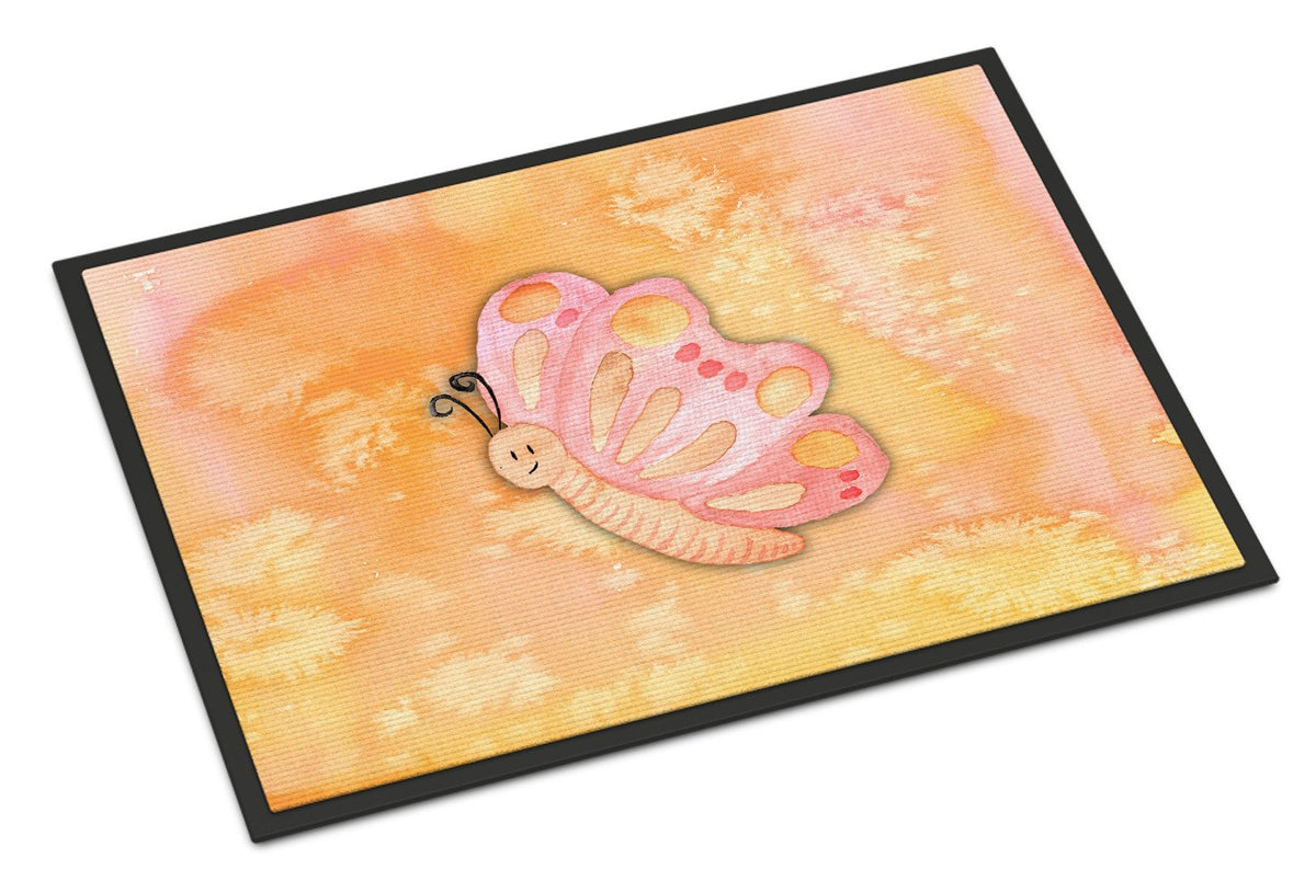 Butterfly Watercolor Indoor or Outdoor Mat 24x36 BB7384JMAT by Caroline&#39;s Treasures