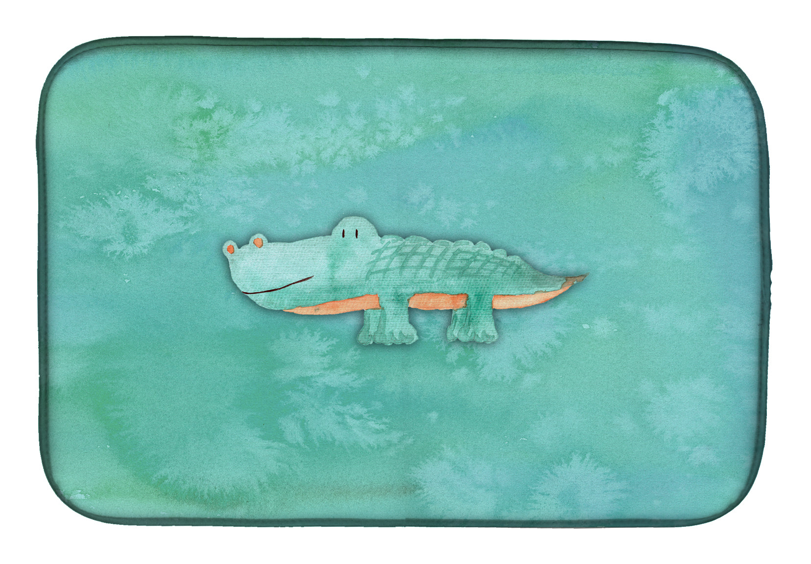 Alligator Watercolor Dish Drying Mat BB7385DDM