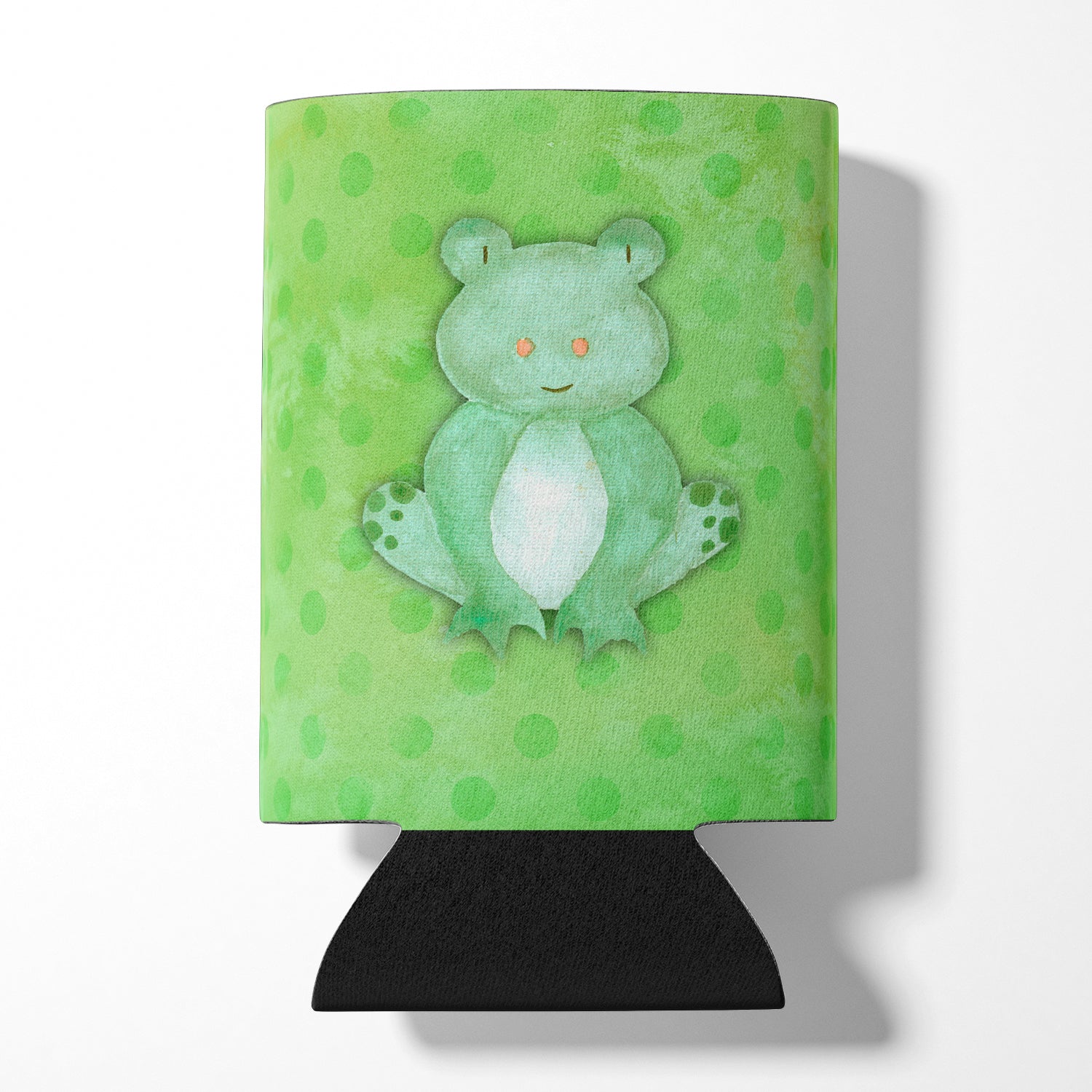 Polkadot Frog Watercolor Can or Bottle Hugger BB7388CC  the-store.com.