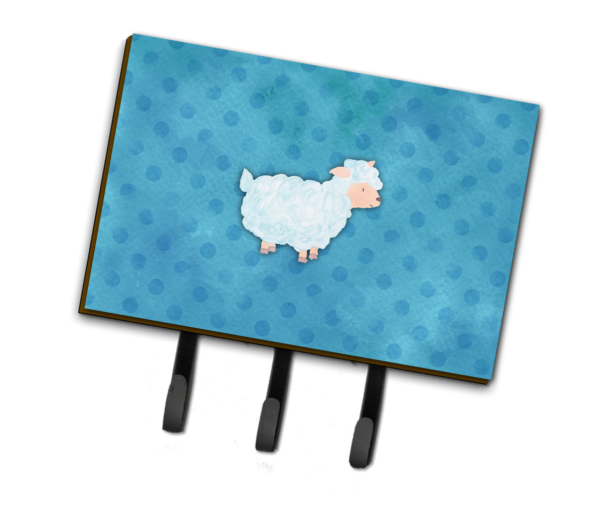 Polkadot Sheep Lamb Watercolor Leash or Key Holder BB7390TH68