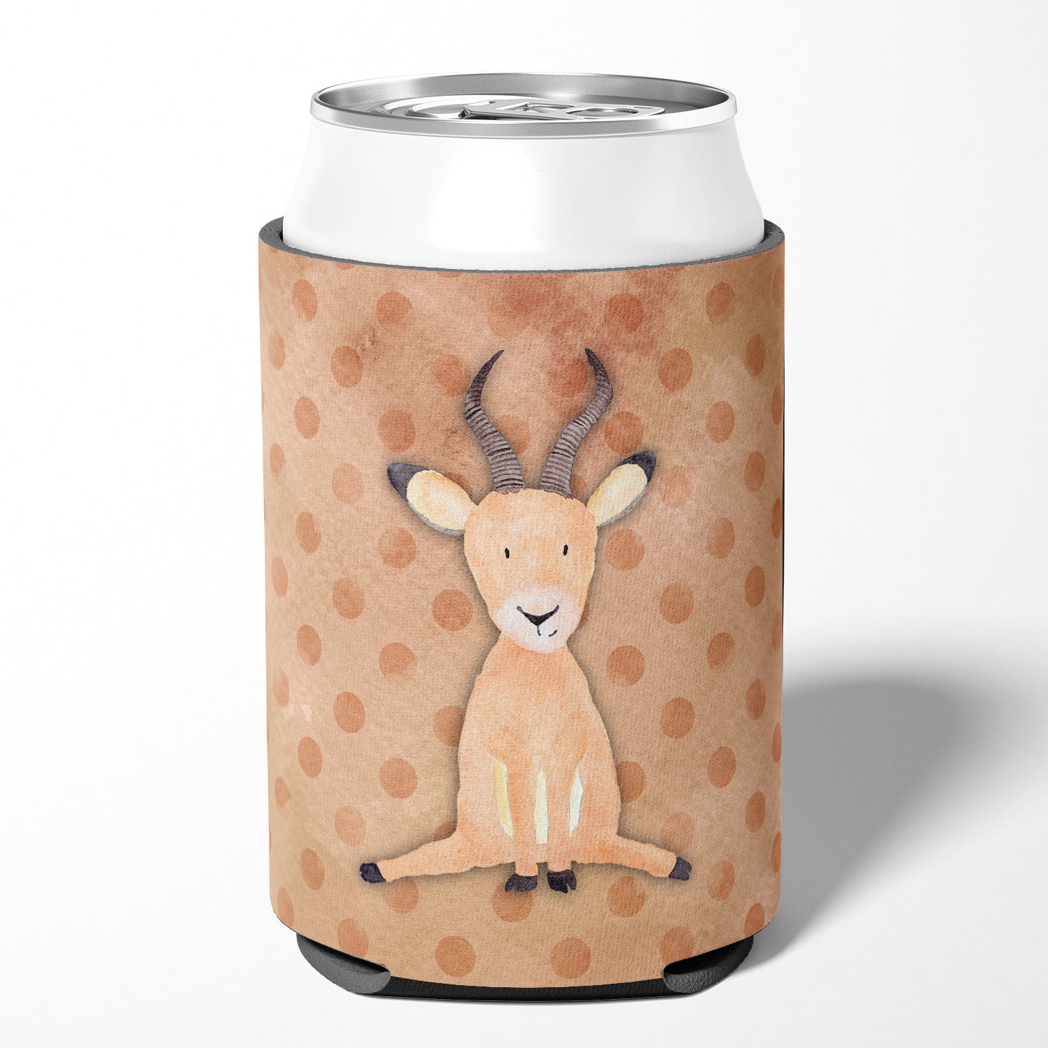 Polkadot Antelope Watercolor Can or Bottle Hugger BB7391CC