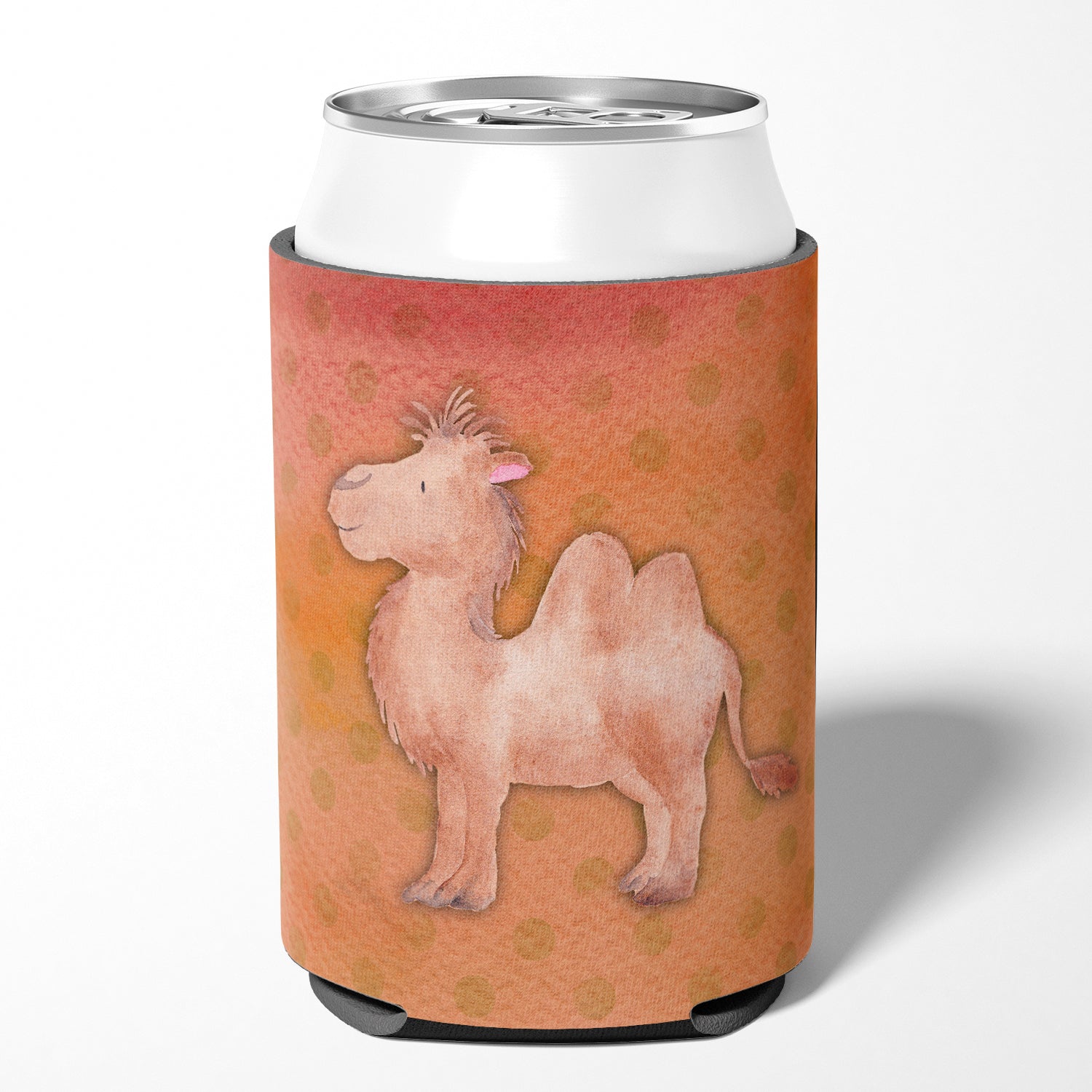 Polkadot Camel Watercolor Can or Bottle Hugger BB7393CC  the-store.com.
