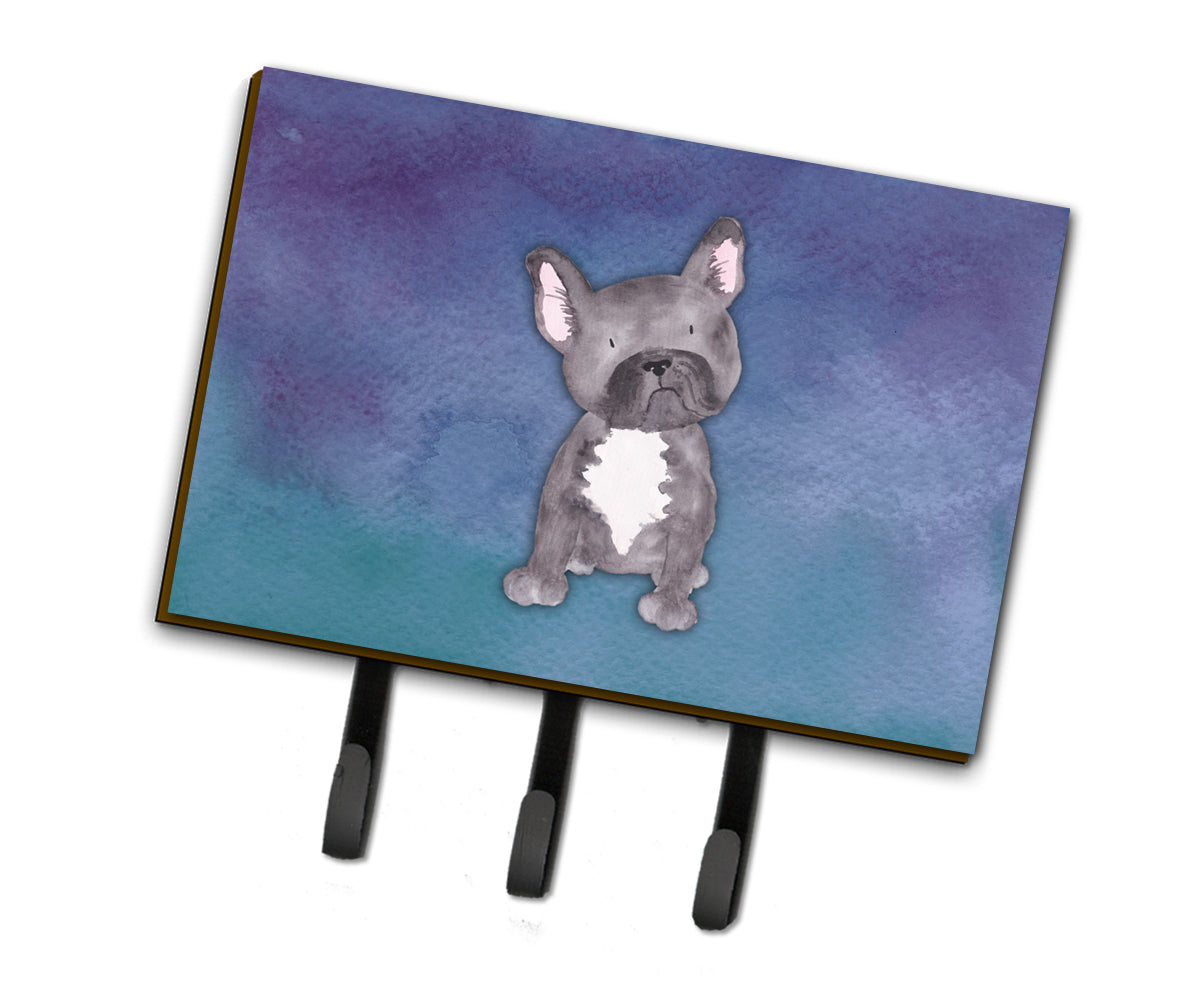 French Bulldog Watercolor Leash or Key Holder BB7395TH68  the-store.com.