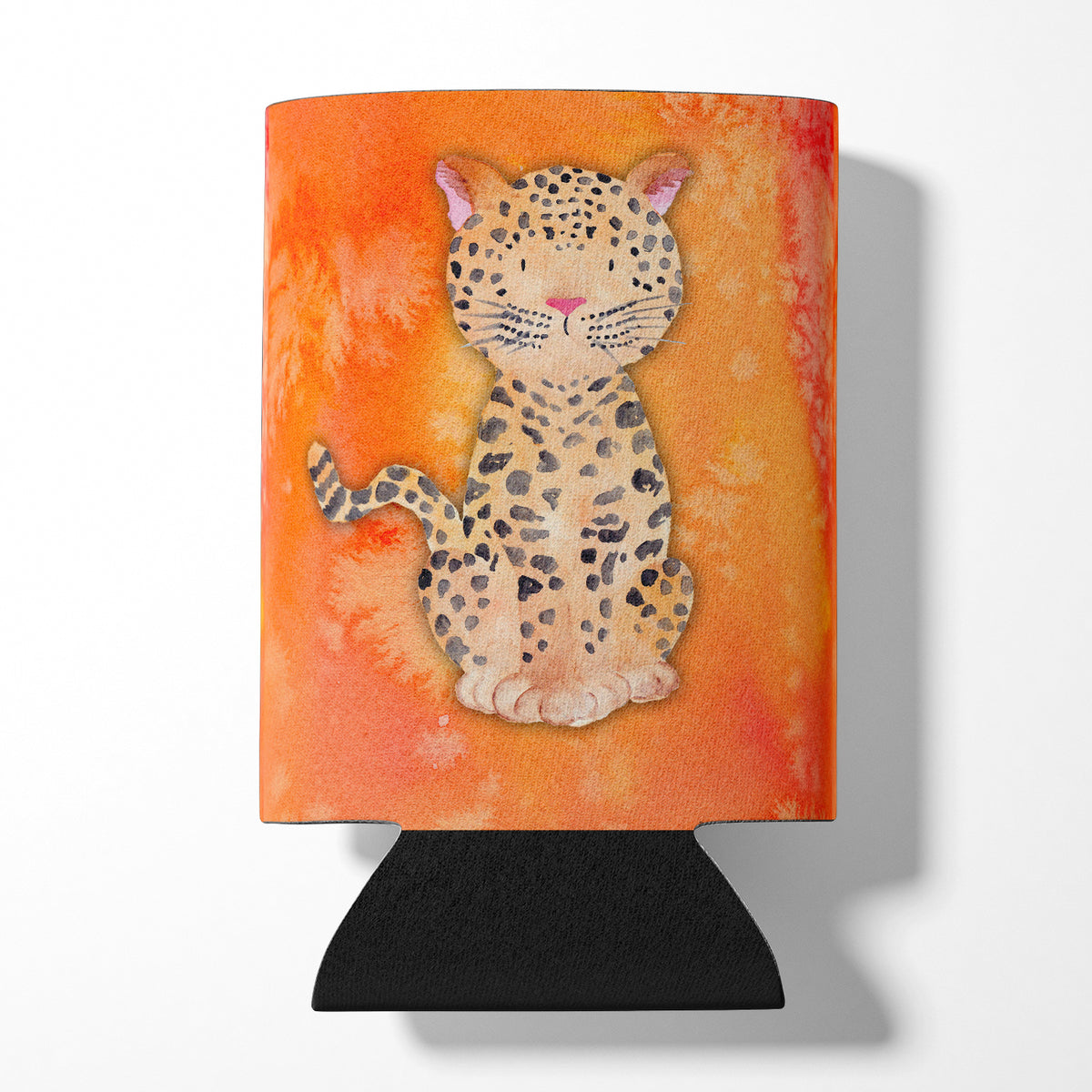Leopard Watercolor Can or Bottle Hugger BB7396CC