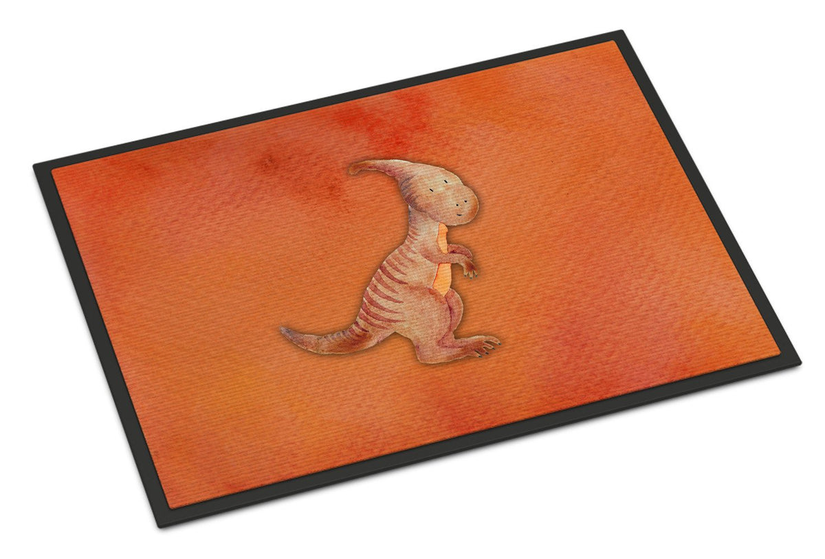 Parasaurolophus Watercolor Indoor or Outdoor Mat 24x36 BB7400JMAT by Caroline&#39;s Treasures