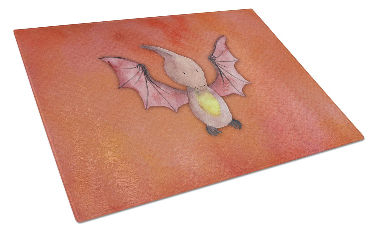 Pterodactyl Watercolor Glass Cutting Board Large BB7402LCB by Caroline&#39;s Treasures
