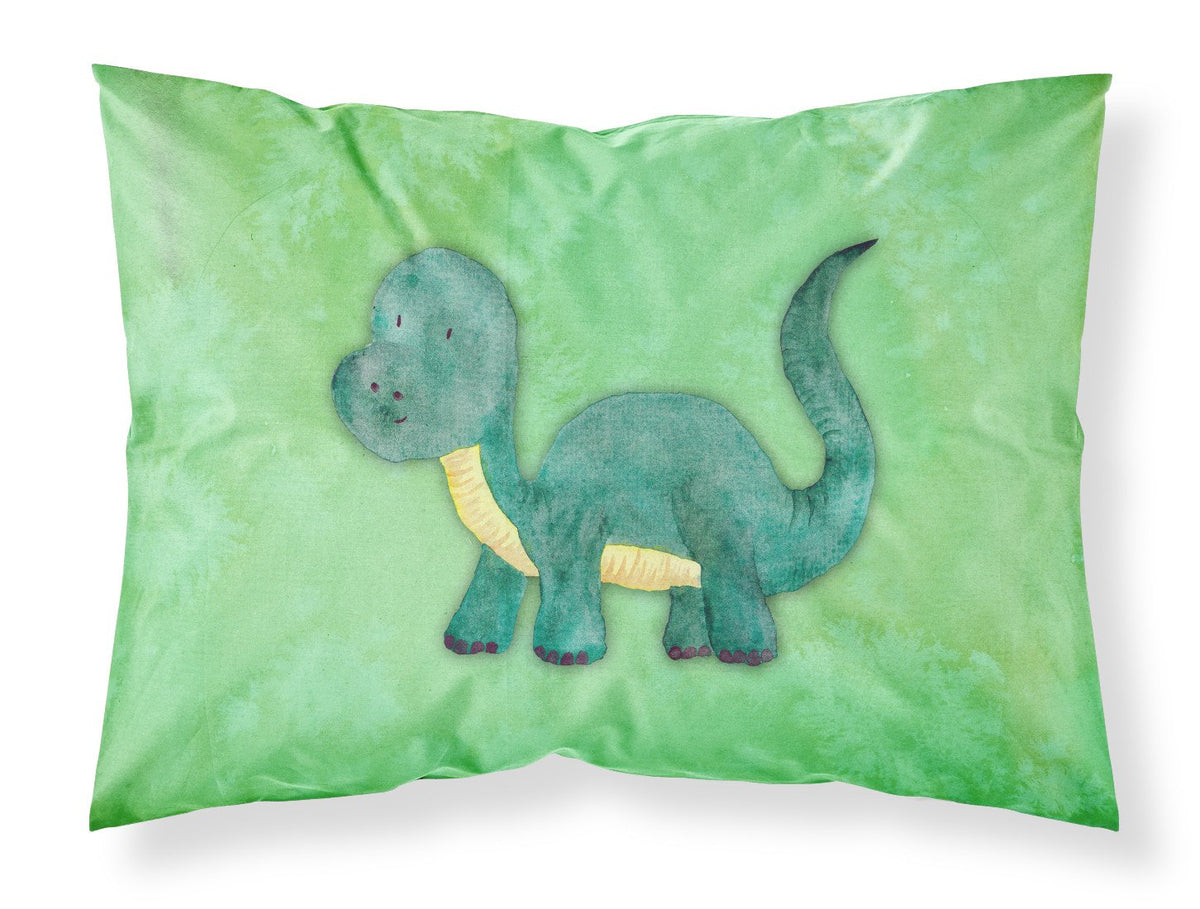 Brontosaurus Watercolor Fabric Standard Pillowcase BB7404PILLOWCASE by Caroline&#39;s Treasures