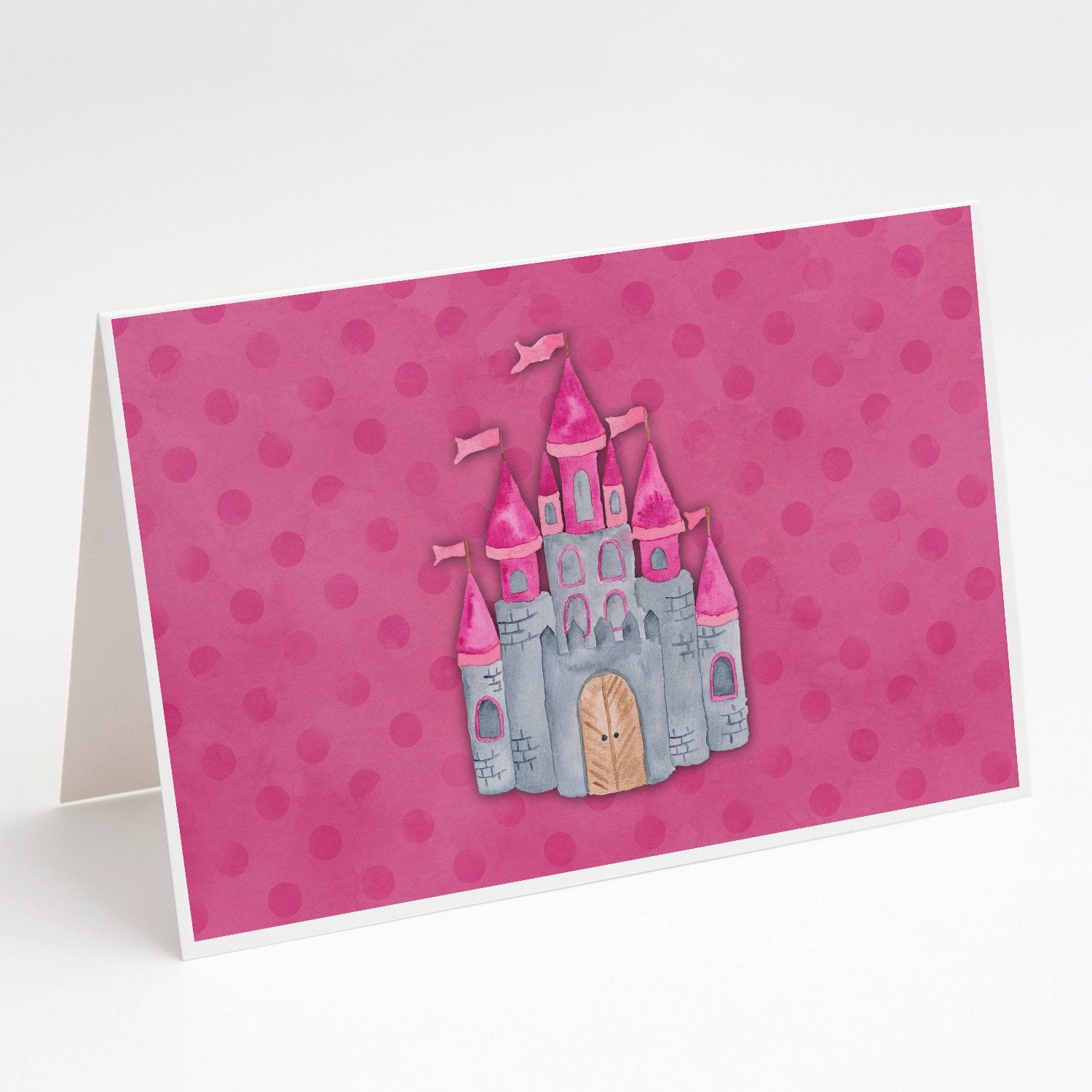 Buy this Princess Castle Watercolor Greeting Cards and Envelopes Pack of 8